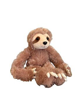 The Bear Factory Sloth Plush 18” Stuffed Animal 2019 Huggable Shaggy Tan Beige